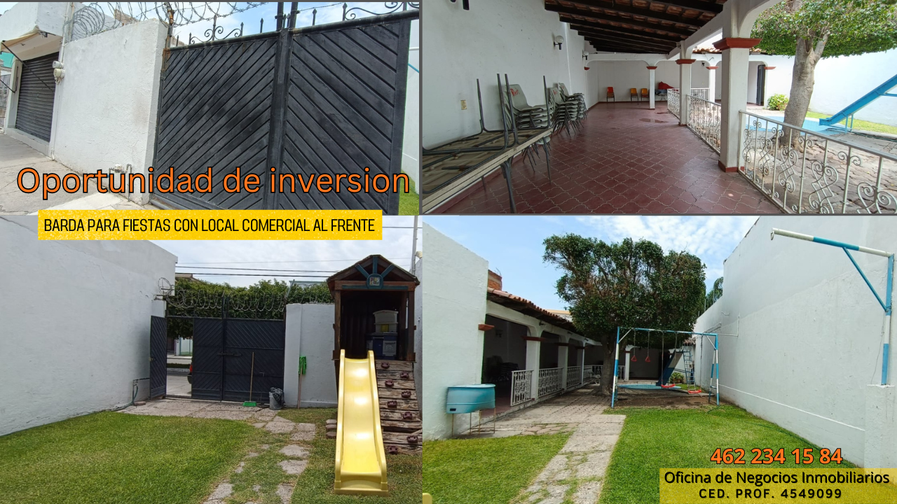 BARDA CON CASA Y LOCAL