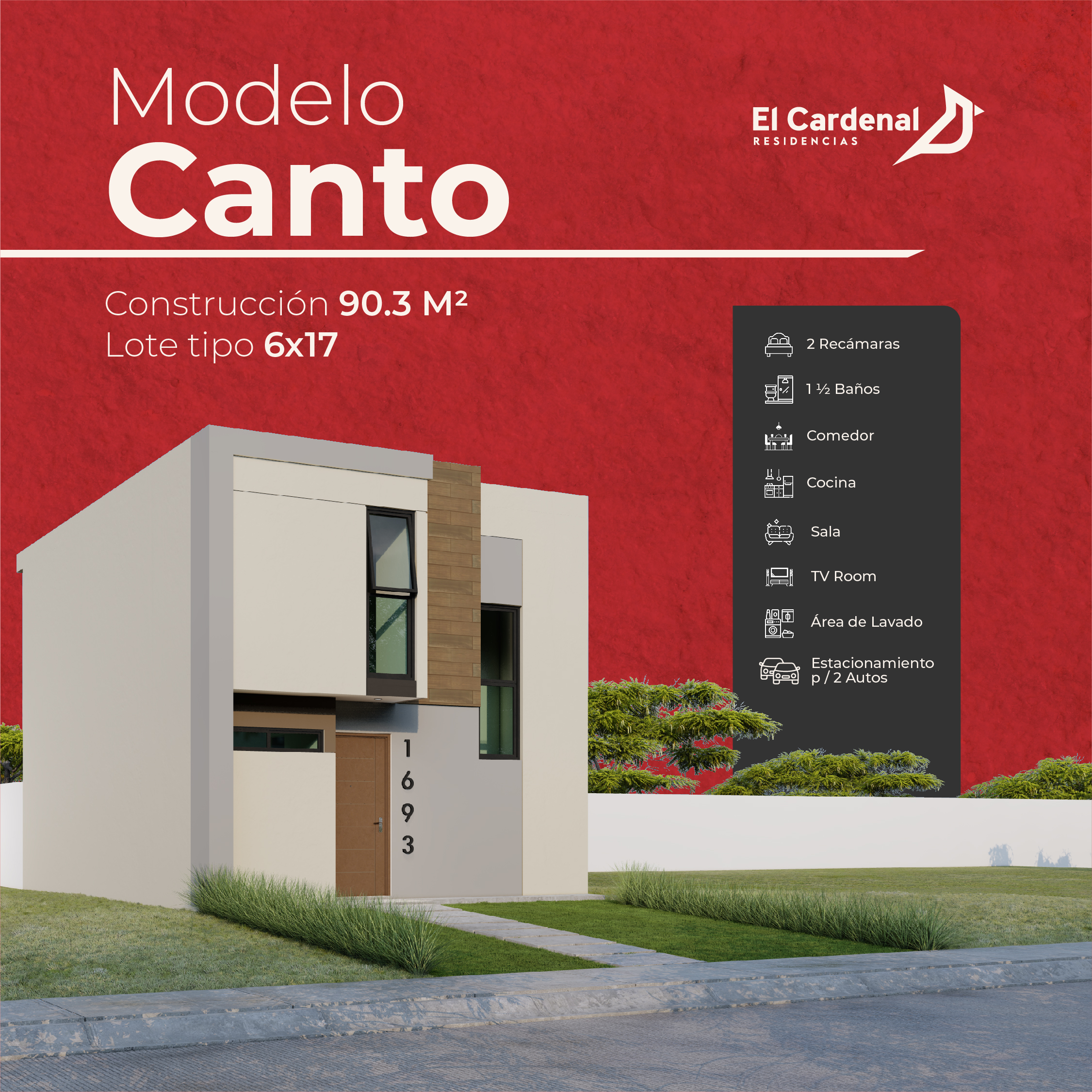 MODELO CANTO - PRIVADA LUGANO -  EL CARDENAL
