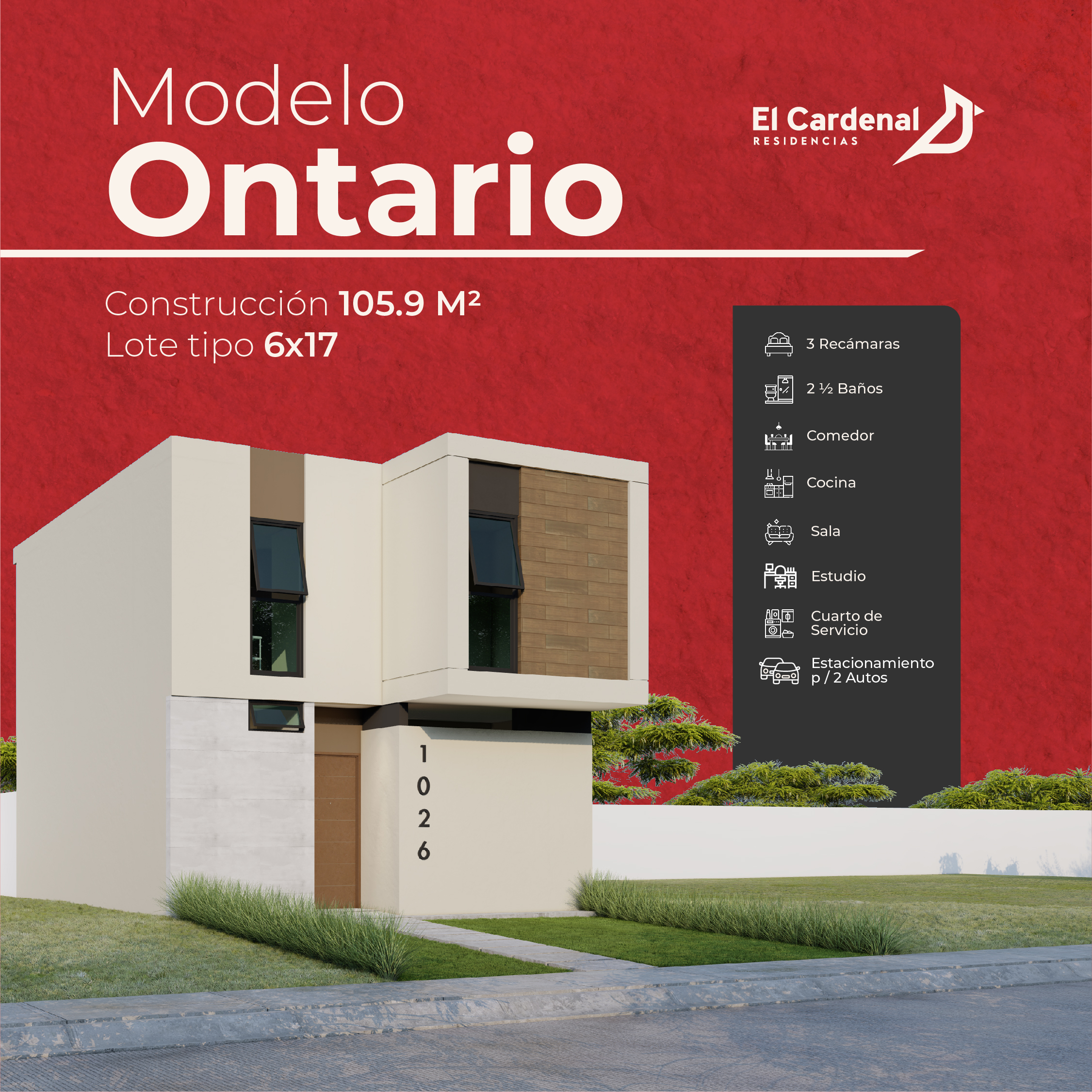MODELO ONTARIO - PRIVADA LUGANO -  EL CARDENAL — foto 2