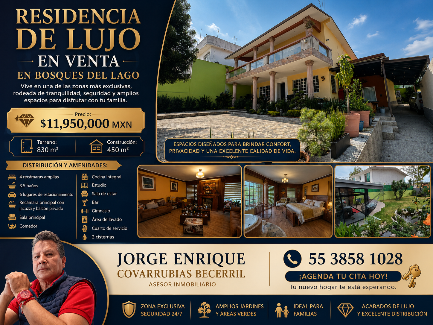 ?✨ RESIDENCIA DE LUJO EN VENTA EN BOSQUES DEL LAGO ✨?